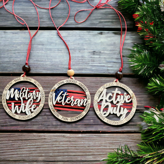 Military Family Ornaments